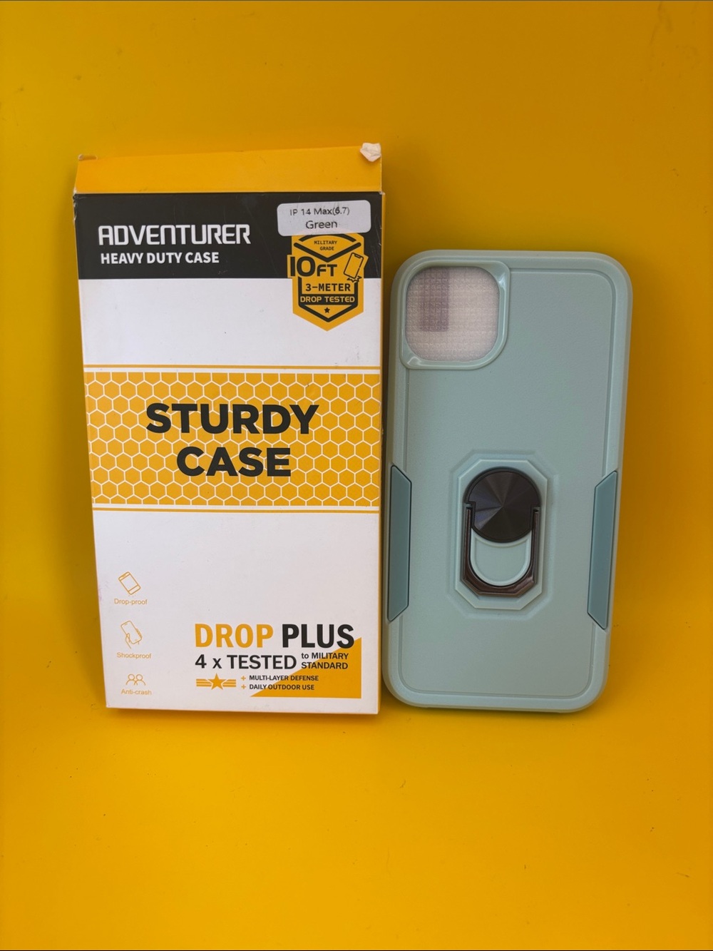 Sturdy Drop-Plus Heavy Duty Phone Case - Green - New in Box